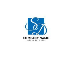 Initial Letter SD Logo Template Design vector
