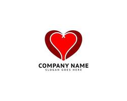 Heart Love Logo Template Vector Icon Design