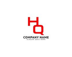 Initial Letter HQ Logo Template Design vector