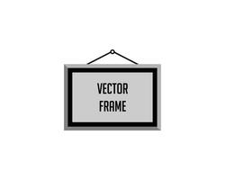 Blank Frame Hanging for your Poster Icon Design Template Elements vector