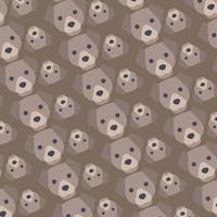 cute animals doodle pattern vector background image and use it as your wallpaper, poster and banner design