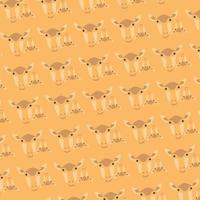 cute animals doodle pattern vector background image and use it as your wallpaper, poster and banner design