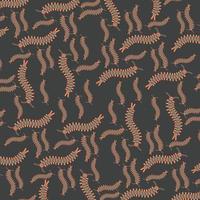 cute animals doodle pattern vector background image and use it as your wallpaper, poster and banner design