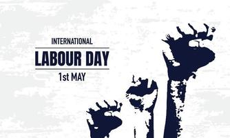 Labour Day Background Design. Boxing sketch for World Labor Day May 1st. vector