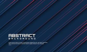 Abstract Background with Red Line on Blue Background. vector