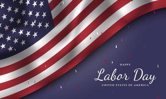 Labor Day Background Design. Vector Illustration.