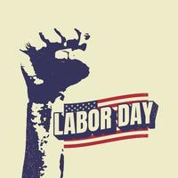 Labor Day Background Design. Vector Illustration.