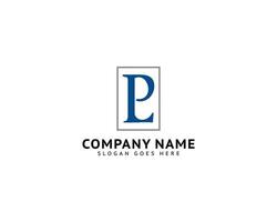 Initial Letter PL Logo Template Design vector