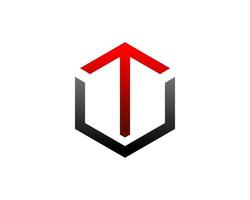 Initial Letter TV Logo Template Design vector