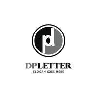 Initial Letter DP Logo Template Design vector