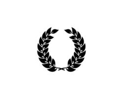 Laurel Wreath Icon Design Template Elements vector