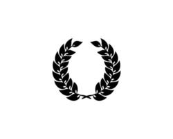 Laurel Wreath Icon Design Template Elements vector