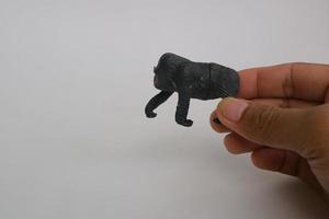 chimpanzee small toy made of plastic