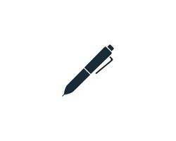 Pen Icon Vector Logo Template Illustration Design