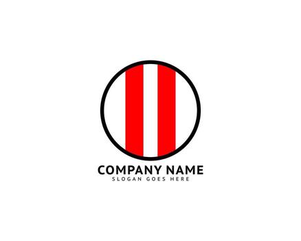 diseño de plantilla de logotipo de letra inicial ll vector