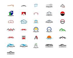 Set of Real Estate Logo Design, House Logo Design, Creative Real Estate Vector Icons