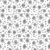 seamless floral background. pattern with flowers vector