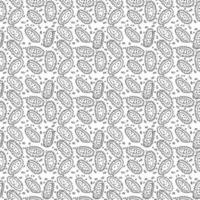 Seamless pattern with viruses. viruses icons on white background.  Doodle illustration with viruses icons vector