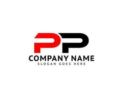 Initial Letter PP Logo Template Design vector