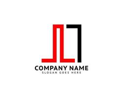Initial Letter JLD Logo Template Design vector