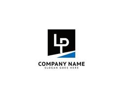 Initial Letter LP Logo Template Design vector