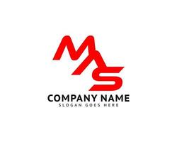 Initial Letter MAS Logo Template Design vector