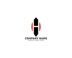 Initial Letter H Logo Template Design vector