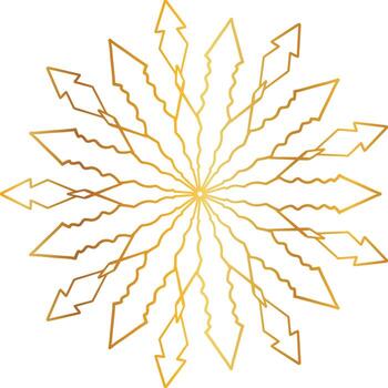 mandala pattern and background design with golden color, flower, texture, circle vector