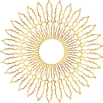 mandala pattern and background design with golden color, flower, texture, circle vector