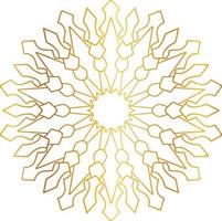 mandala pattern and background design with golden color, flower, texture, circle vector
