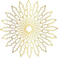Golden Mandala design pattern, background, flower, decoration, circle, vector