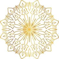 diseño de mandala dorado, real, diseño, fondo, circulo, flor vector