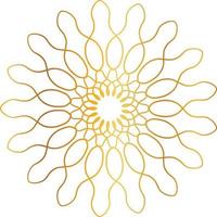 golden mandala design, royal, designing, background, circle, flower vector