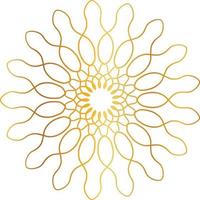 golden mandala design, royal, designing, background, circle, flower vector