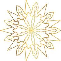 mandala pattern and background design with golden color, flower, texture, circle vector