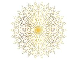 mandala pattern and background design with golden color, flower, texture, circle vector