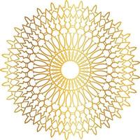 mandala pattern and background design with golden color, flower, texture, circle vector