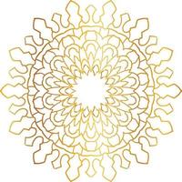 mandala pattern and background design with golden color, flower, texture, circle vector