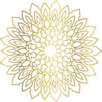 mandala pattern and background design with golden color, flower, texture, circle vector