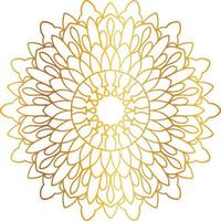 antecedentes, circulo, dekoration, flor, patrón de diseño de mandala dorado, vector