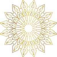 Golden Mandala design pattern, background, flower, decoration, circle, vector