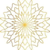mandala pattern and background design with golden color, flower, texture, circle vector