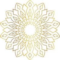 mandala pattern and background design with golden color, flower, texture, circle vector