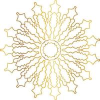 mandala pattern and background design with golden color, flower, texture, circle vector