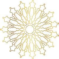 mandala pattern and background design with golden color, flower, texture, circle vector