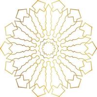 Golden Mandala design pattern, background, flower, decoration, circle, vector