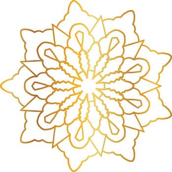 mandala pattern and background design with golden color, flower, texture, circle vector