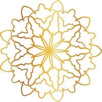 mandala pattern and background design with golden color, flower, texture, circle vector
