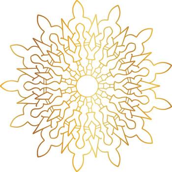 mandala pattern and background design with golden color, flower, texture, circle vector