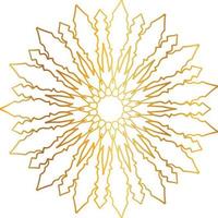 mandala pattern and background design with golden color, flower, texture, circle vector